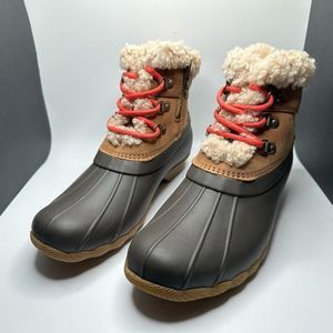 NIB!! Sperry Women's Saltwater Alpine Snow Boot, Sz 9, Tan